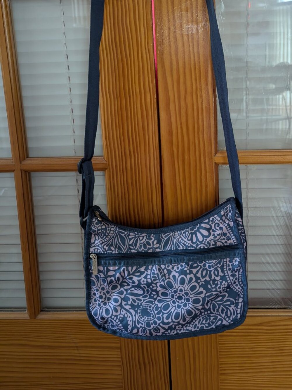 LeSportsac Classic Hobo/Crossbody Bag with a coordinating pouch